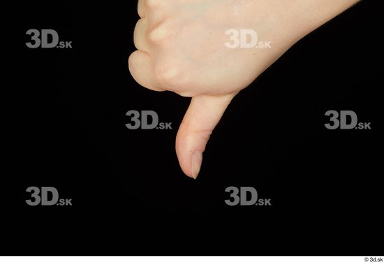 Fingers Woman White Slim Studio photo references