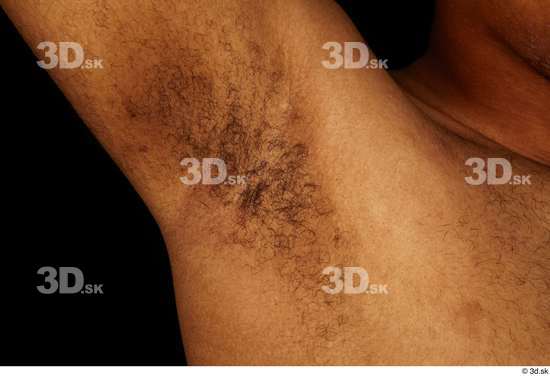 Underarm Man Black Nude Average Studio photo references