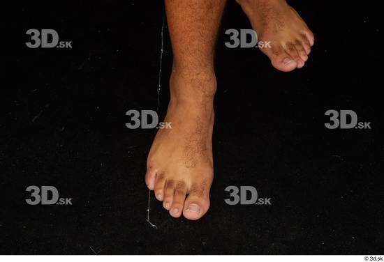 Foot Man Black Nude Average Studio photo references