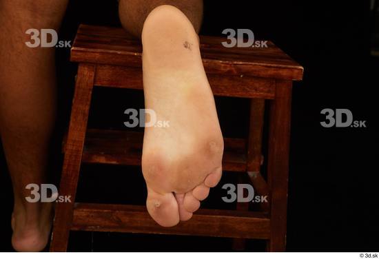 Foot Man Black Nude Average Studio photo references