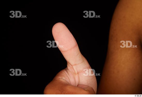 Fingers Man Black Average Studio photo references