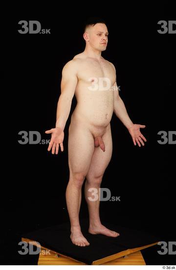 Whole Body Man White Nude Average Standing Studio photo references