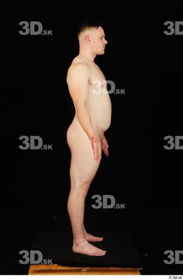 Whole Body Man White Nude Average Standing Studio photo references