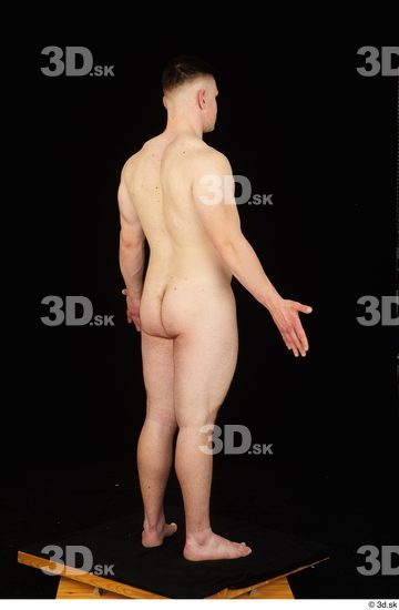 Whole Body Man White Nude Average Standing Studio photo references