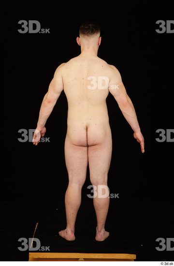 Whole Body Man White Nude Average Standing Studio photo references