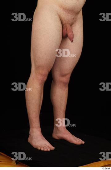 Leg Man White Nude Average Studio photo references