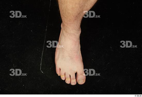 Foot Man White Nude Average Studio photo references