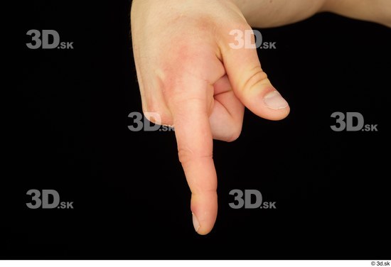 Fingers Man White Average Studio photo references