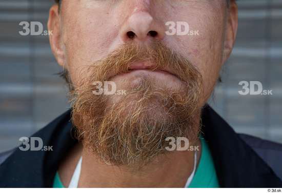 Mouth Man White Casual Slim Bearded Street photo references