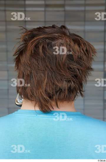 Head Hair Woman Casual Chubby Street photo references