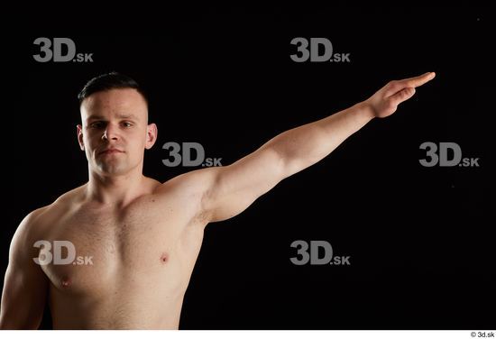 Arm Man White Nude Average Studio photo references