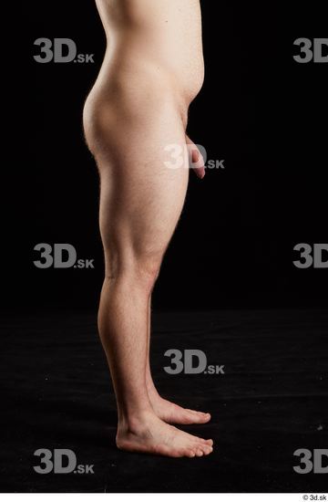 Leg Man White Nude Average Studio photo references