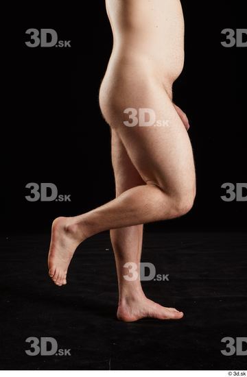 Calf Man White Nude Average Studio photo references