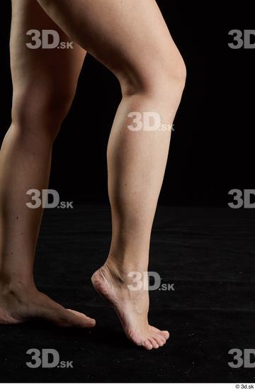 Calf Woman White Nude Average Studio photo references