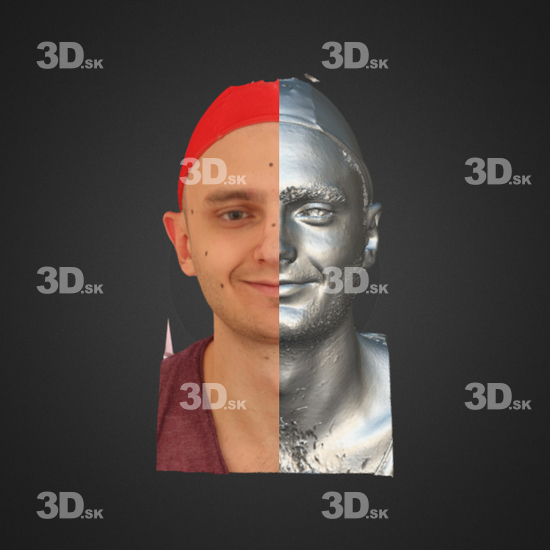 Head Emotions Man White 3D Phonemes And Emotions