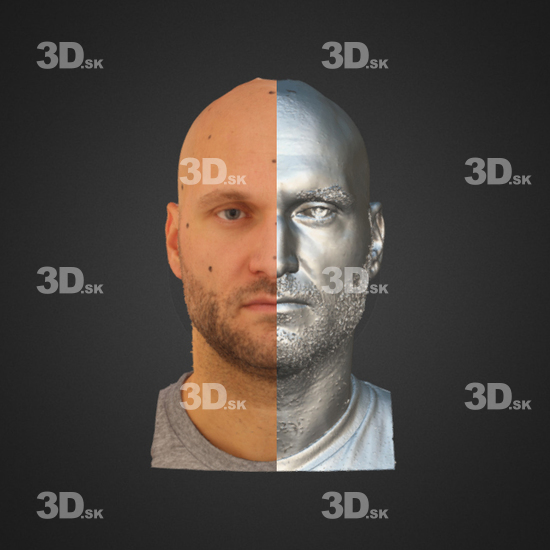 Head Emotions Man White 3D Phonemes And Emotions