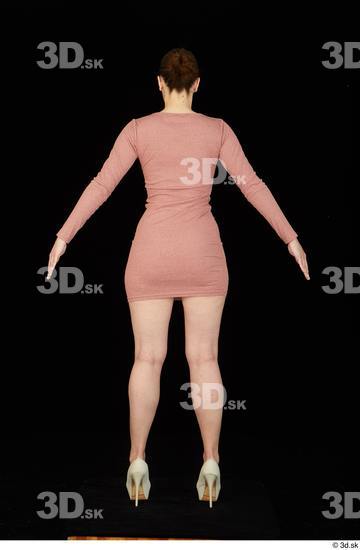 Whole Body Woman Dress Average Standing Studio photo references