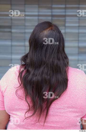 Head Hair Woman White Casual Overweight Street photo references
