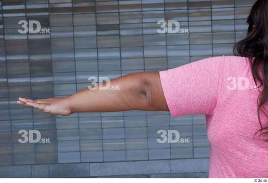 Arm Woman White Casual Overweight Street photo references