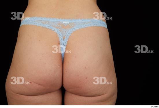 Hips Woman White Underwear Average Panties Studio photo references