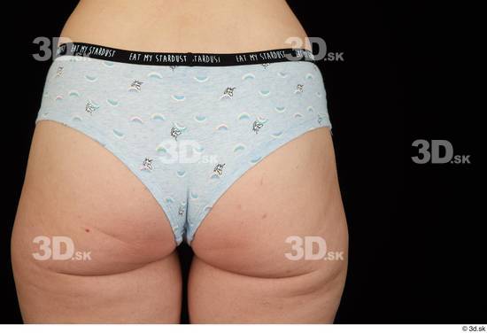Hips Woman White Underwear Average Panties Studio photo references