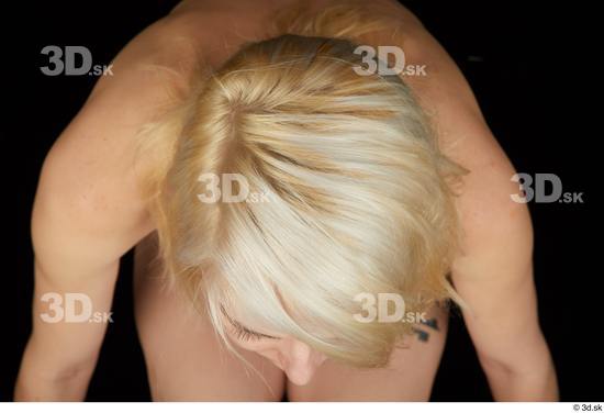 Hair Woman White Average Studio photo references