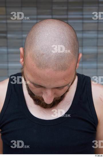 Head Hair Man White Casual Average Bald Street photo references