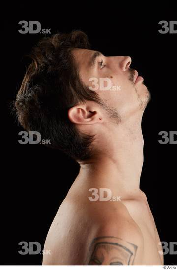 Man White Slim Male Studio Poses