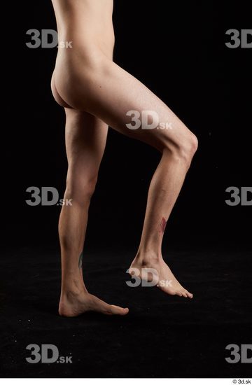 Man White Slim Male Studio Poses