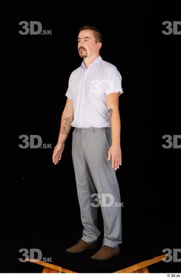Whole Body Man Trousers Average Standing Studio photo references
