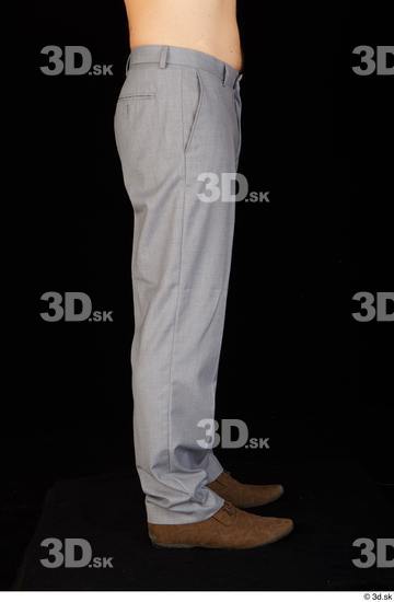 Calf Man Shoes Trousers Average Studio photo references