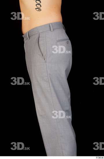 Thigh Calf Hips Man Trousers Average Studio photo references