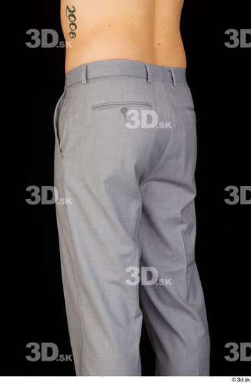 Thigh Calf Hips Man Trousers Average Studio photo references