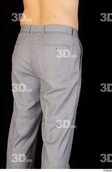 Thigh Calf Hips Man Trousers Average Studio photo references