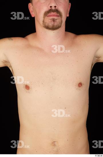 Chest Man Nude Average Studio photo references