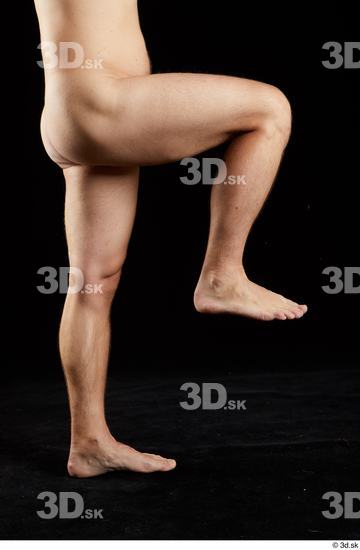 Leg Man White Nude Average Studio photo references