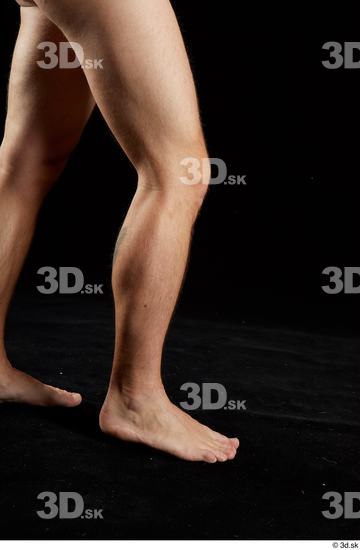 Calf Man White Nude Average Studio photo references