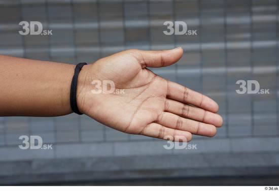 Hand Woman Black Casual Chubby Street photo references