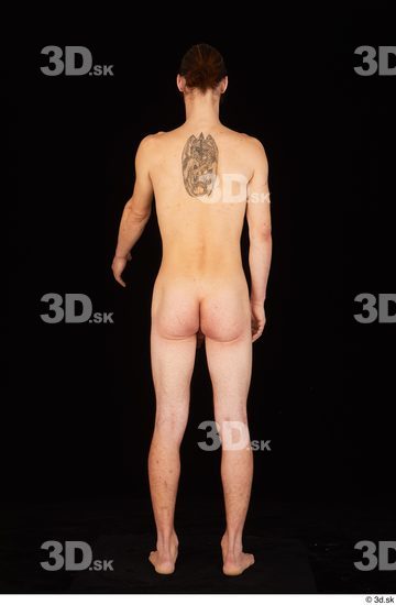 Whole Body Man White Nude Slim Standing Studio photo references