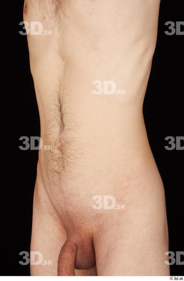 Belly Man White Nude Slim Studio photo references