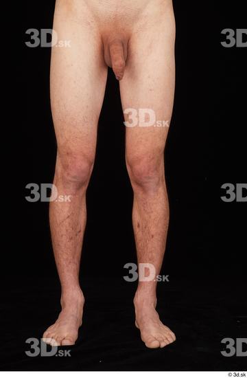 Leg Man White Nude Slim Studio photo references