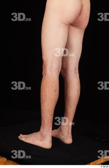 Leg Man White Nude Slim Studio photo references