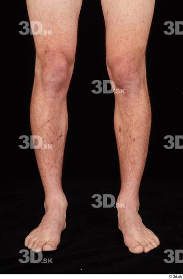 Calf Man White Nude Slim Studio photo references