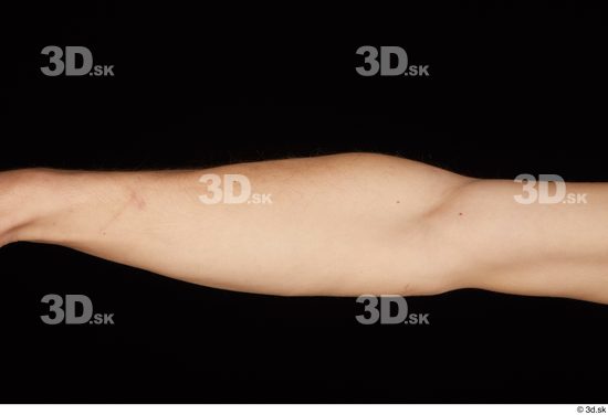 Forearm Man White Nude Slim Studio photo references