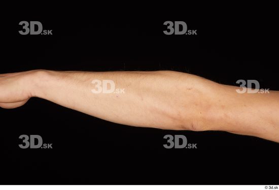 Forearm Man White Nude Slim Studio photo references