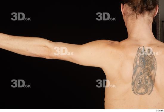 Arm Man White Nude Slim Studio photo references