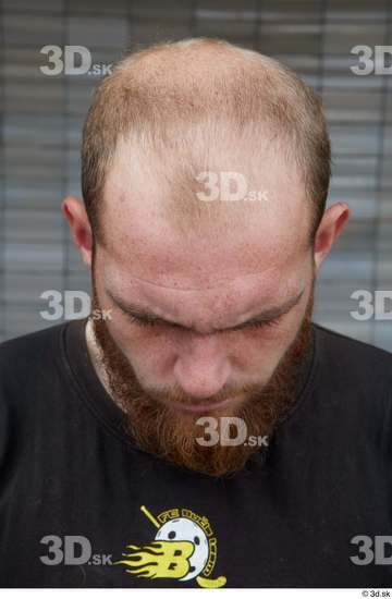 Head Hair Man White Casual Average Bearded Bald Street photo references