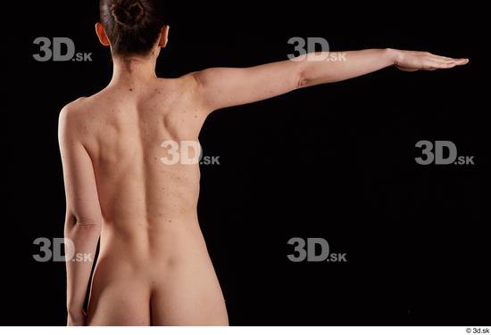 Arm Back Woman White Nude Average Studio photo references