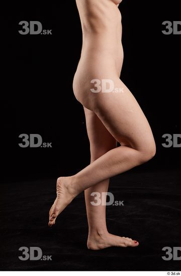 Calf Woman White Nude Average Studio photo references