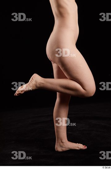 Calf Woman White Nude Average Studio photo references